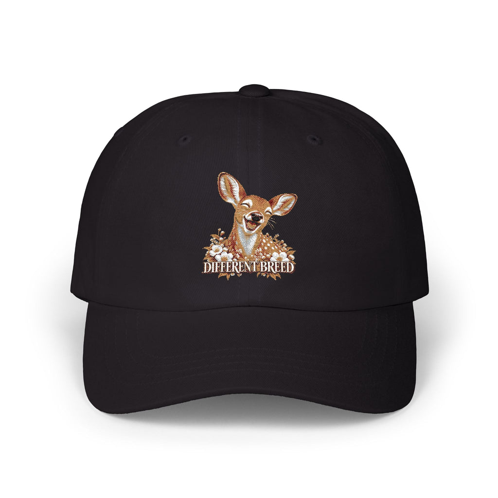 Classic Dad Cap — Cute Fawn Embroidered Deer Hat
