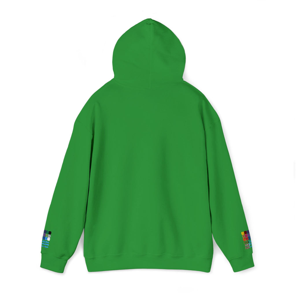 Bear Graphic Hoodie — Cozy Floral Teddy Bear Design