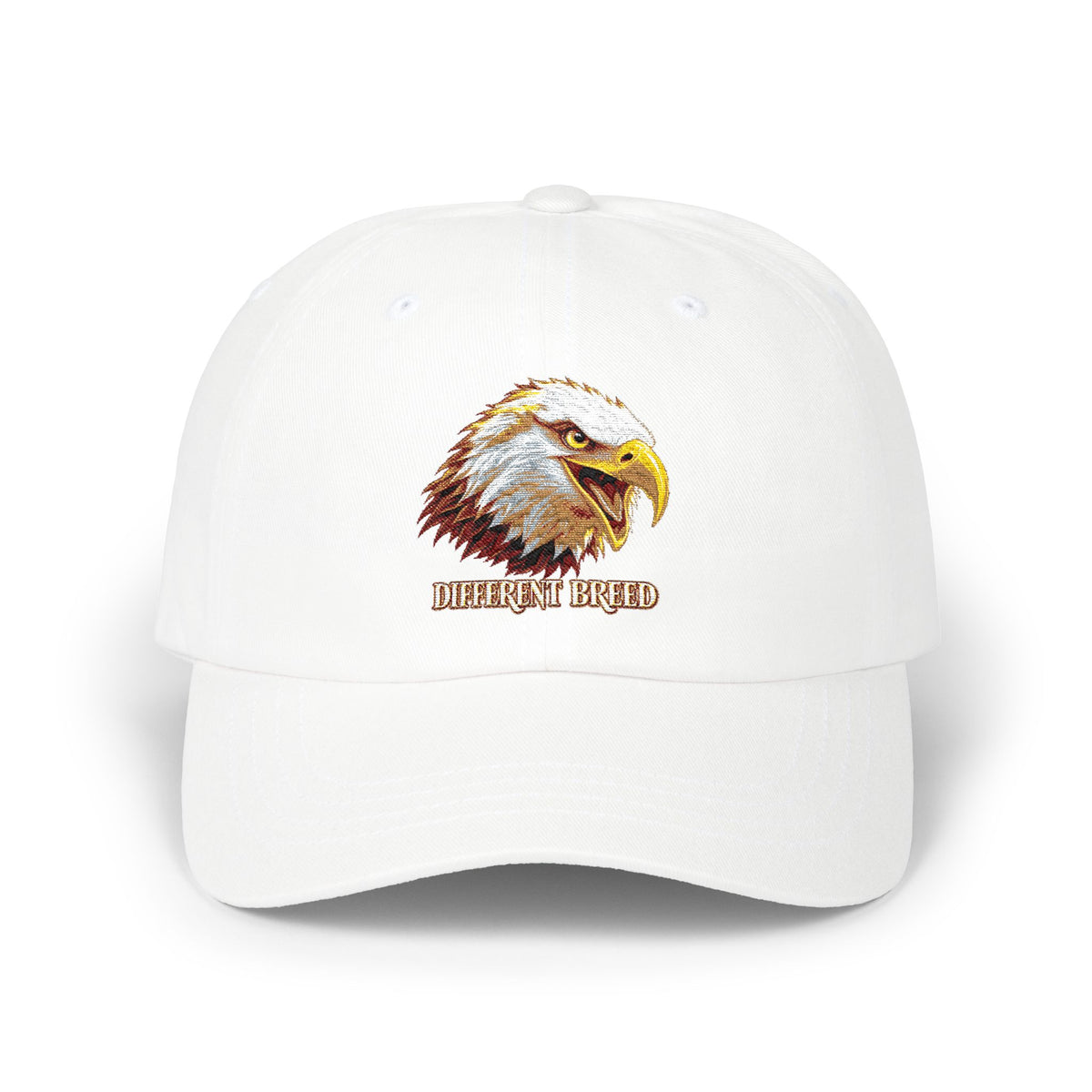 Embroidered Bald Eagle Dad Cap — 'United & Free' Classic Baseball Hat