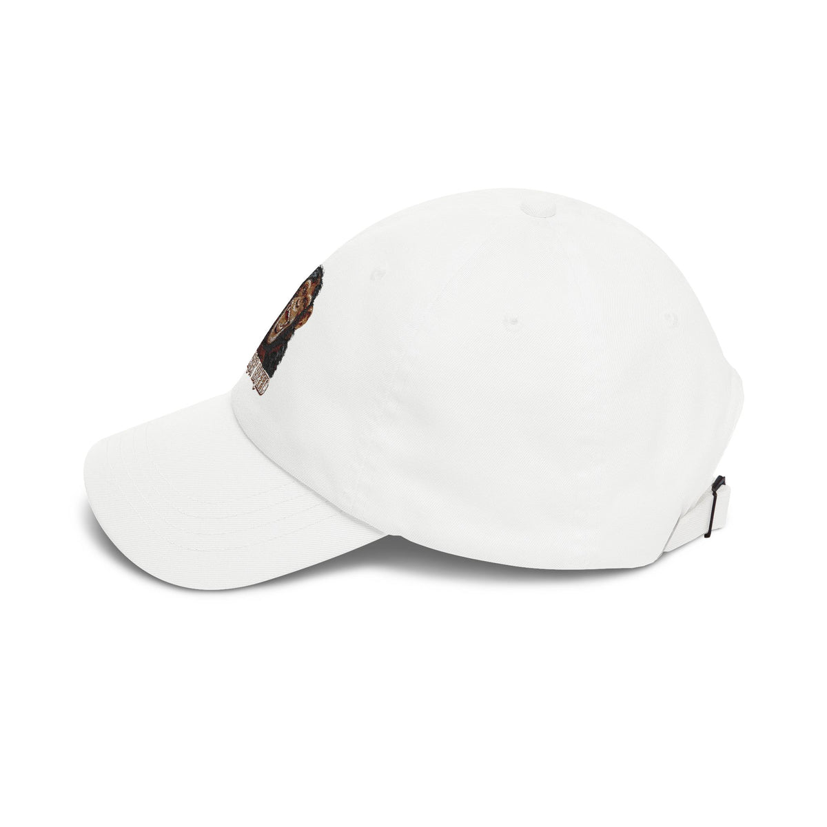 Embroidered Grinning Chimp Dad Cap — Humorous Animal Baseball Hat