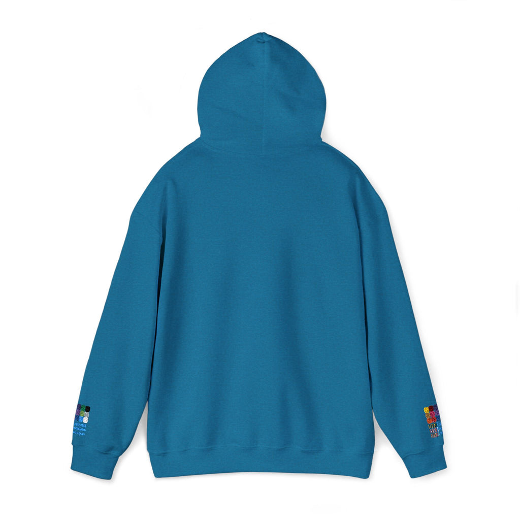 Tiger Head Hoodie — Small Floral Tiger Face Graphic Hoodie