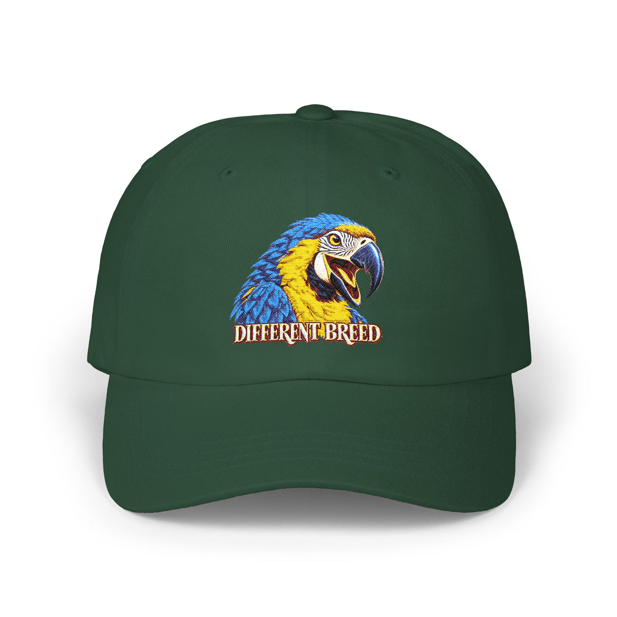 Parrot 'Different Breed' Embroidered Dad Cap