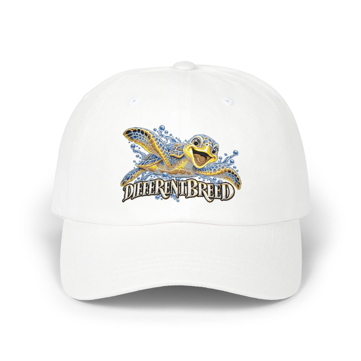Dad Cap — Different Breed Turtle Graphic Embroidered Hat