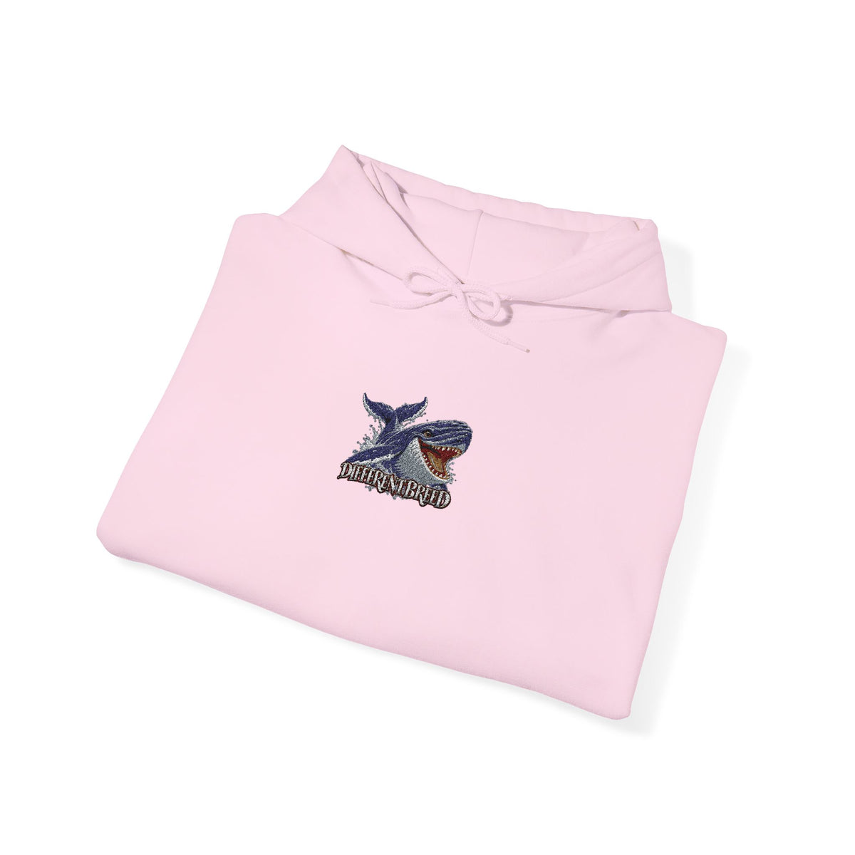 Dragon Crest Hoodie — Small Embroidered Fantasy Dragon Chest Design