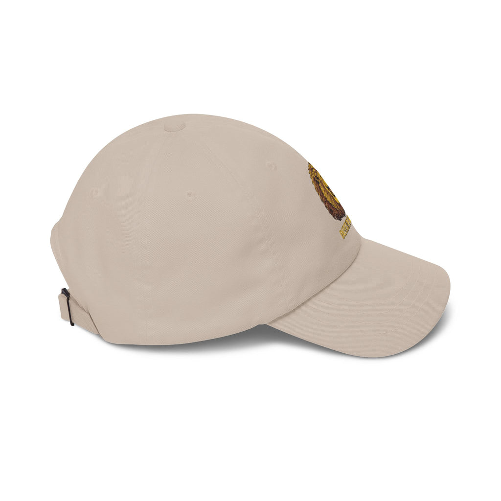 Lion Graphic Dad Cap — Vintage Embroidered Lion Hat