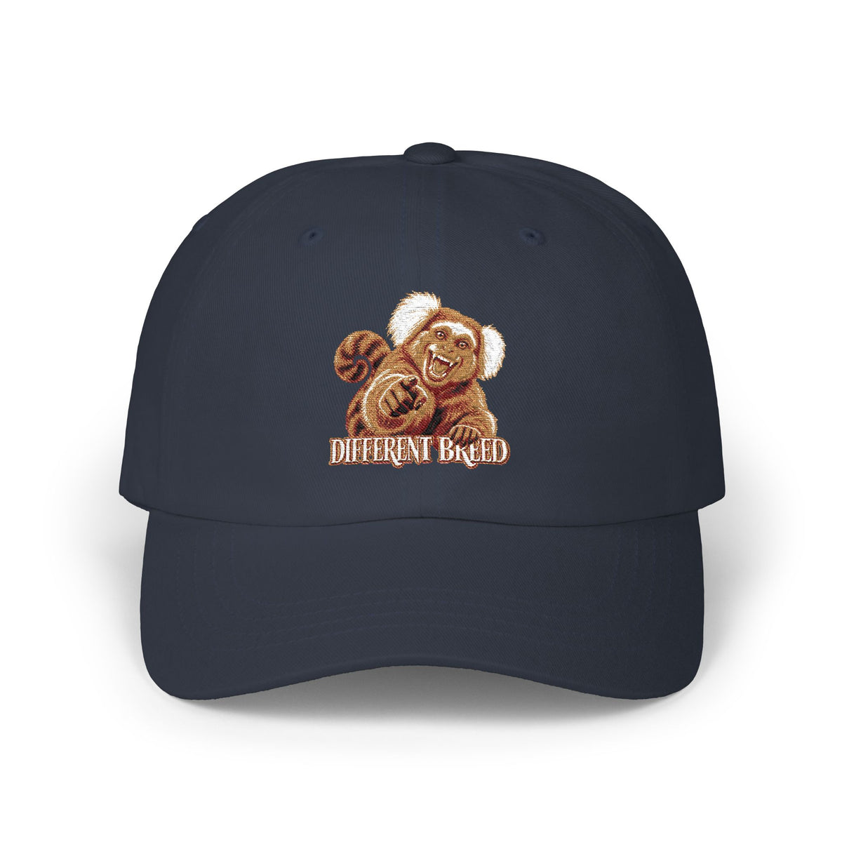 Embroidered Chocolate Labrador Dad Cap — 'Labrador & Bud' Puppy Hat