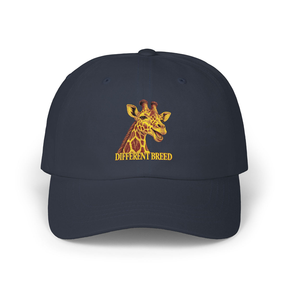 Giraffe Embroidered Dad Cap — Cute Safari Animal Baseball Hat