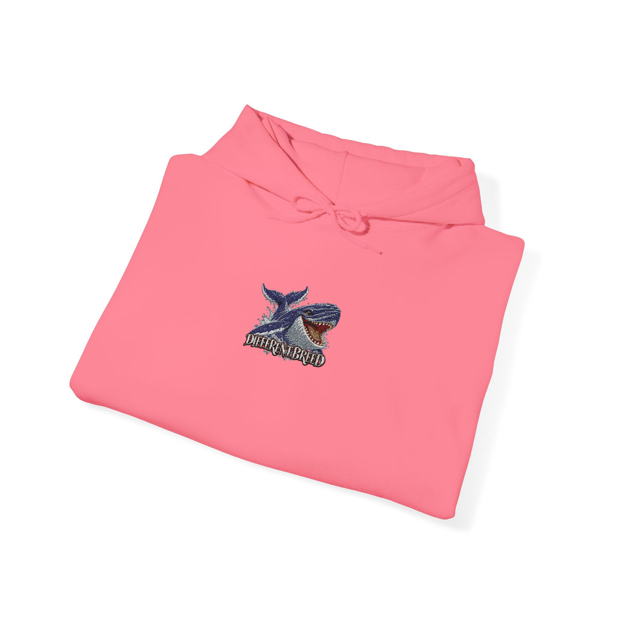 Dragon Crest Hoodie — Small Embroidered Fantasy Dragon Chest Design