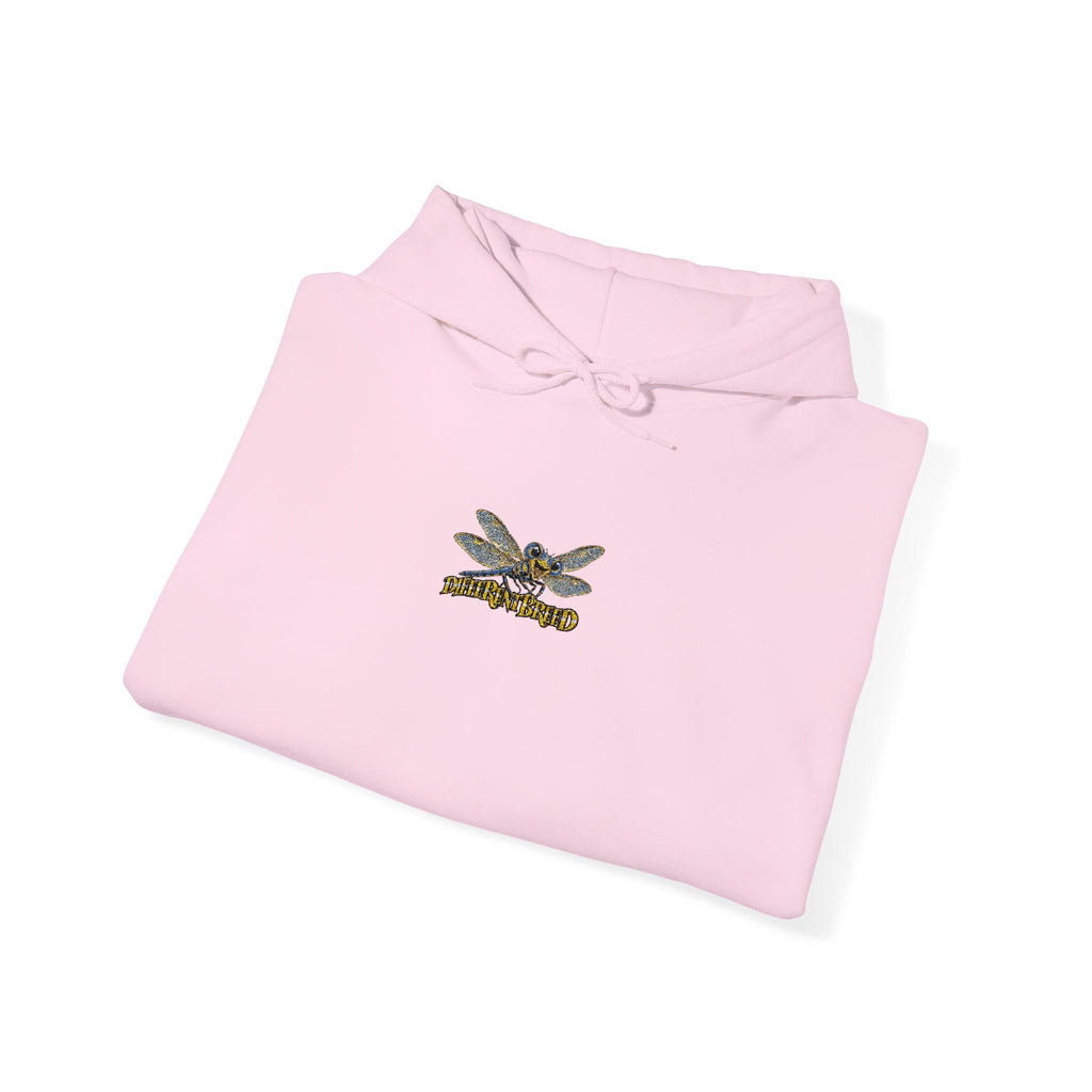 Hoodie — Retro Floral Bee Graphic "Effortless" Pocket Pullover