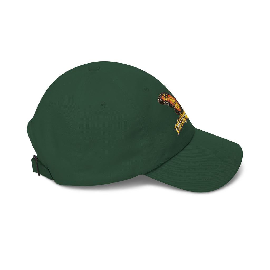 Butterfly 'Different Breed' Dad Cap — Embroidered Orange Monarch Baseball Hat