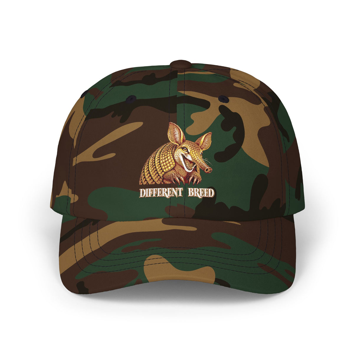 Armadillo Embroidered Dad Cap – Vintage Wildlife Hat