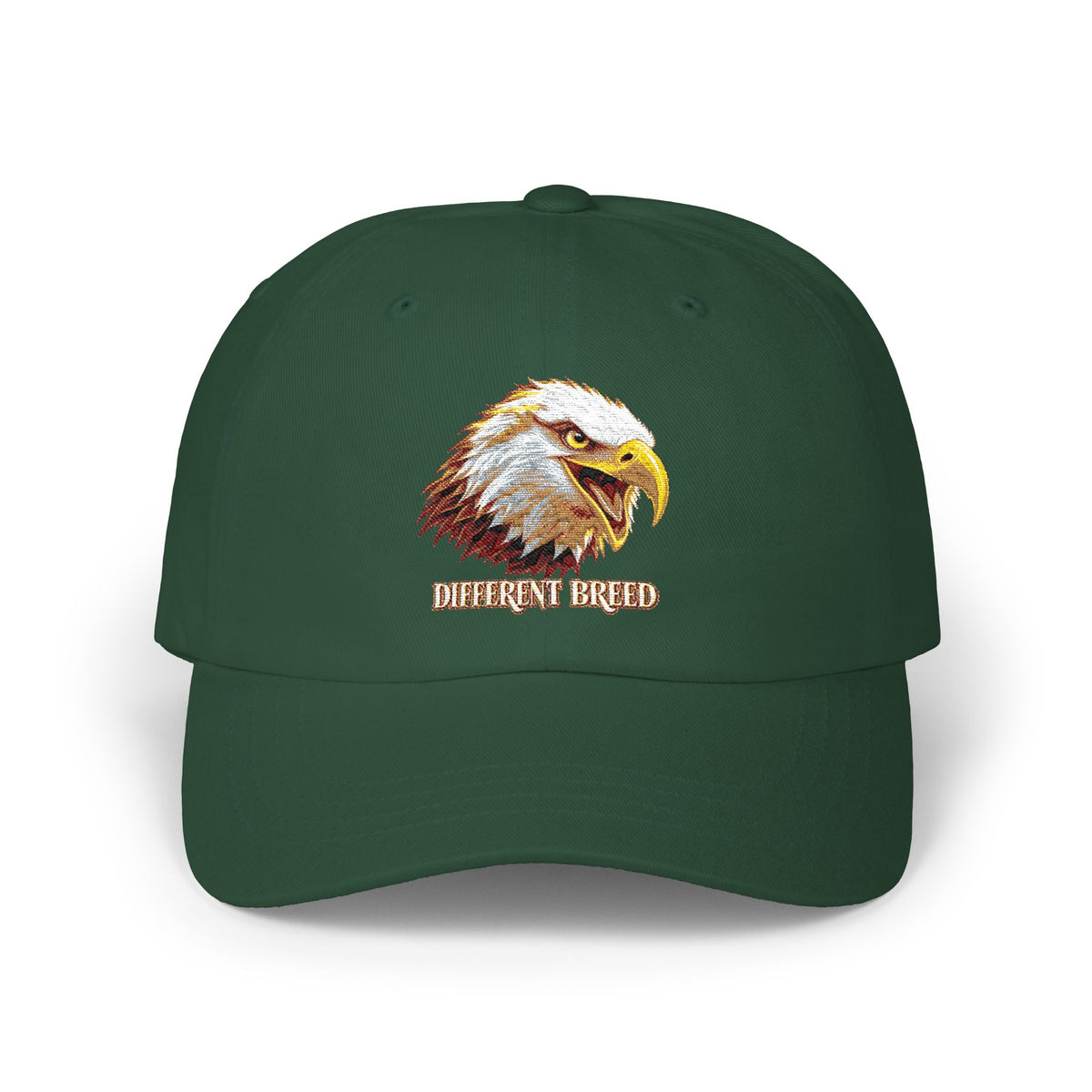 Embroidered Bald Eagle Dad Cap — 'United & Free' Classic Baseball Hat