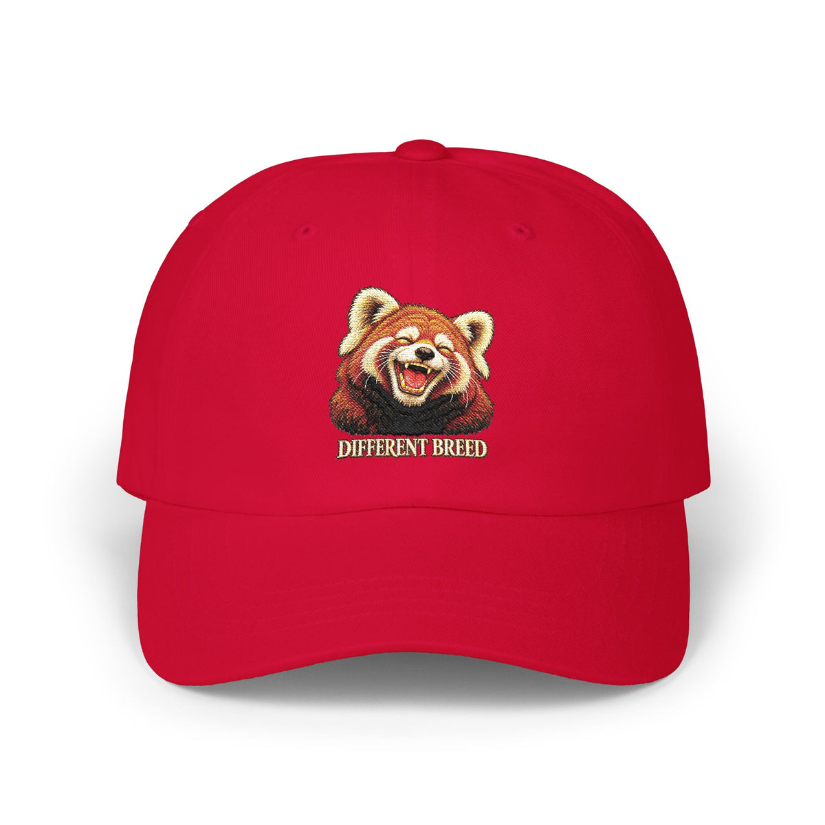 Dad Cap — Cute Red Panda Embroidered 'Different Breed' Hat