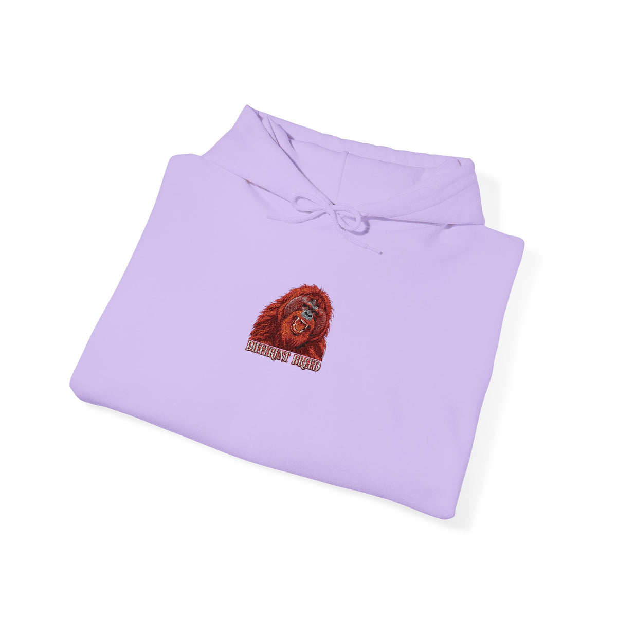 Hoodie — Red Floral Heart "Papa Bear" Small Chest Design