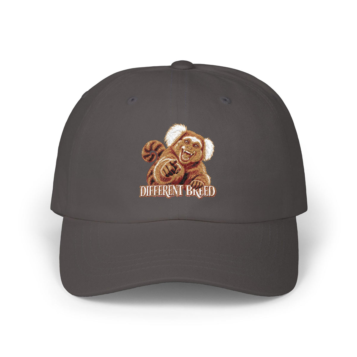 Embroidered Chocolate Labrador Dad Cap — 'Labrador & Bud' Puppy Hat