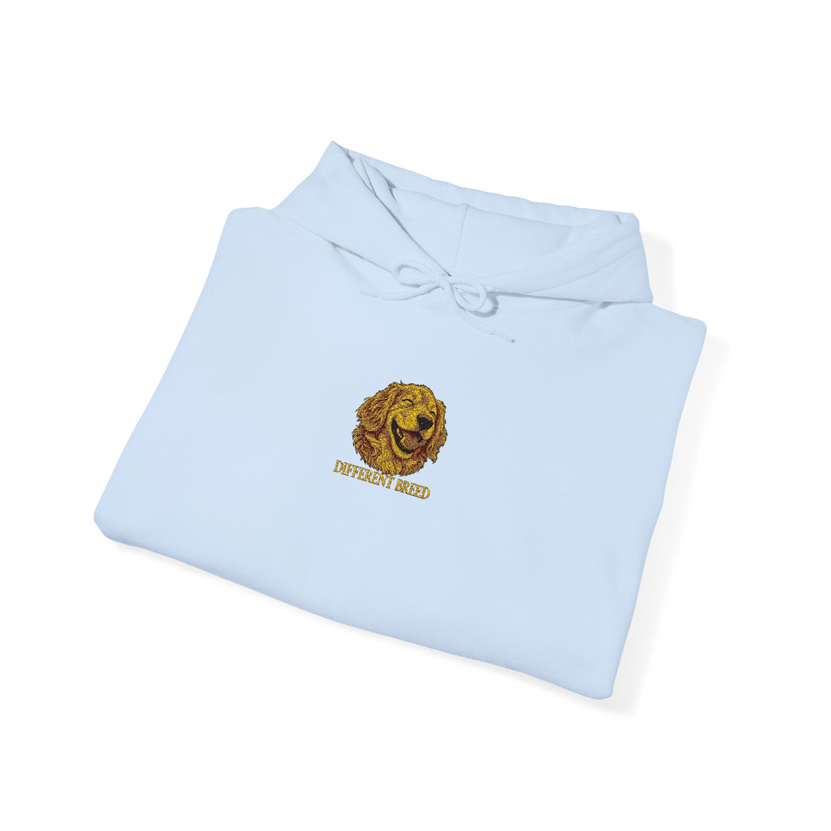 Gold Floral Sun Hoodie – 'Sunflower Heart' Minimal Embroidered Sweatshirt