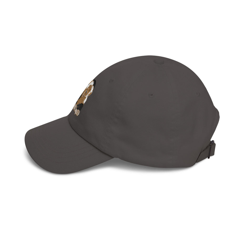 Dad Cap — Gold & Black Embroidered Ram Logo ‘ENTHRALLED’ Baseball Hat
