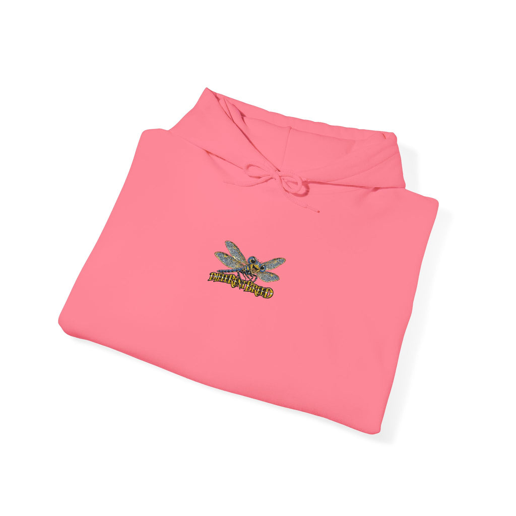 Hoodie — Retro Floral Bee Graphic "Effortless" Pocket Pullover