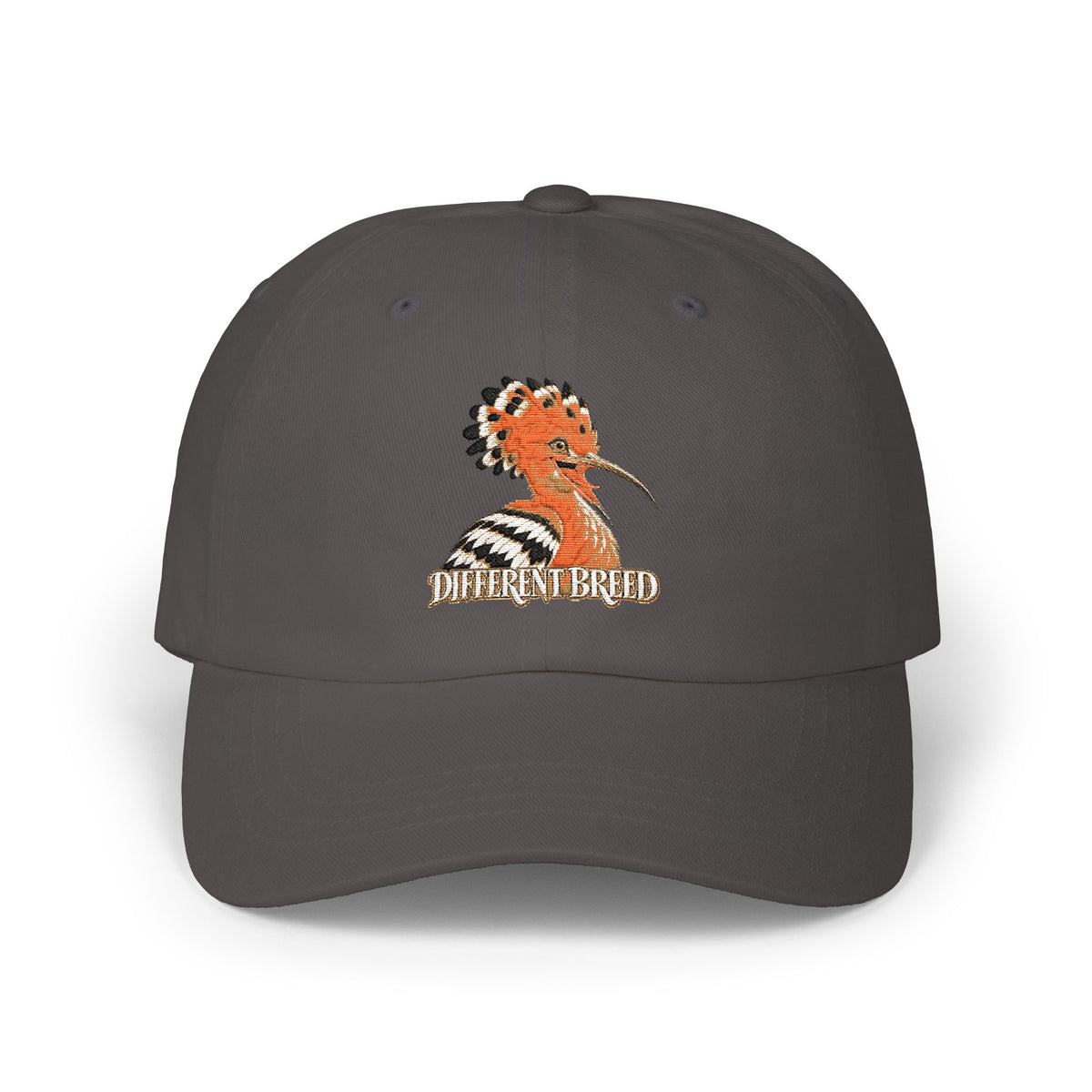 Dad Cap — Embroidered Hoopoe Bird "Therein I Reveled" Retro Hat