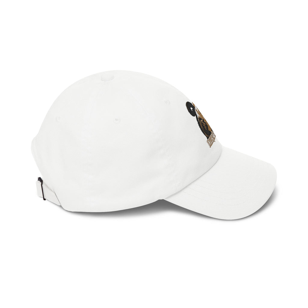 Dad Cap — Gold & Black Embroidered Ram Logo ‘ENTHRALLED’ Baseball Hat