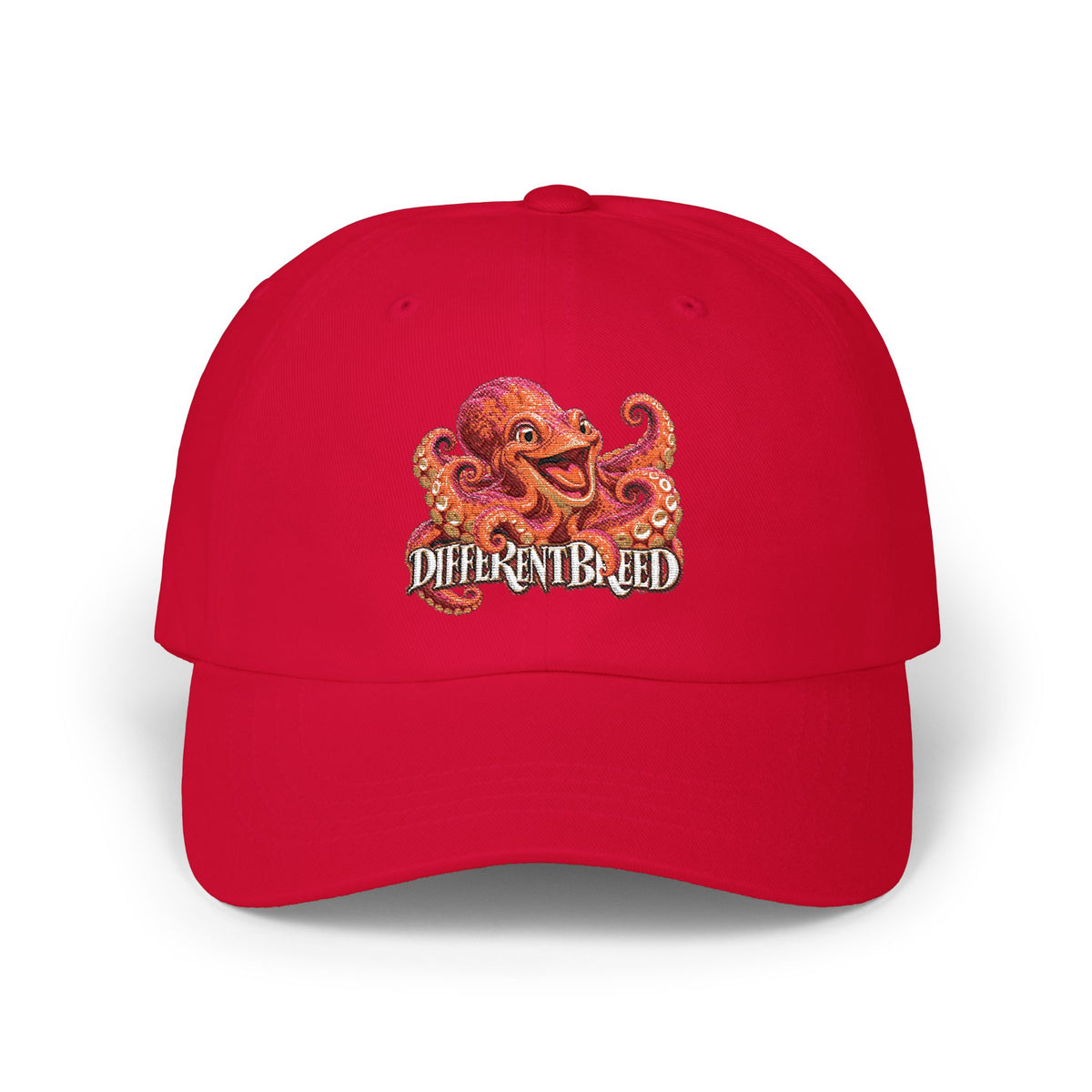 Octopus Logo Dad Cap — 'DifferentBreed' Embroidered Baseball Hat